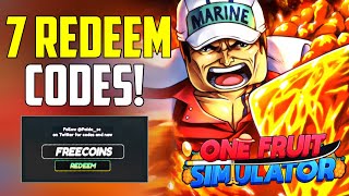 *NEW* ALL WORKING CODES FOR ONE FRUIT SIMULATOR! ROBLOX ONE FRUIT SIMULATOR CODES
