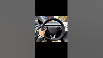 2026 Tesla Model Y Juniper Steering Wheel Adjustment | Interior Features