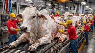 Inside the White Brahman Bull Leather Factory | Luxury Jacket Making Process