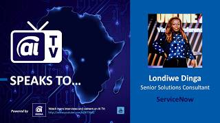 AI TV talks to Londiwe Dinga - ServiceNow at AI Expo Africa 2025 screenshot 2