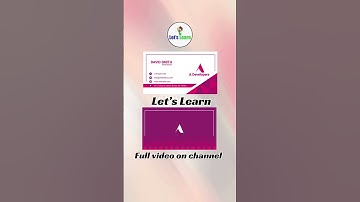 How to create stunning business cards in Adobe Illustrator