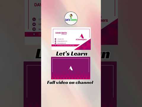 How To Create Stunning Business Cards In Adobe Illustrator 