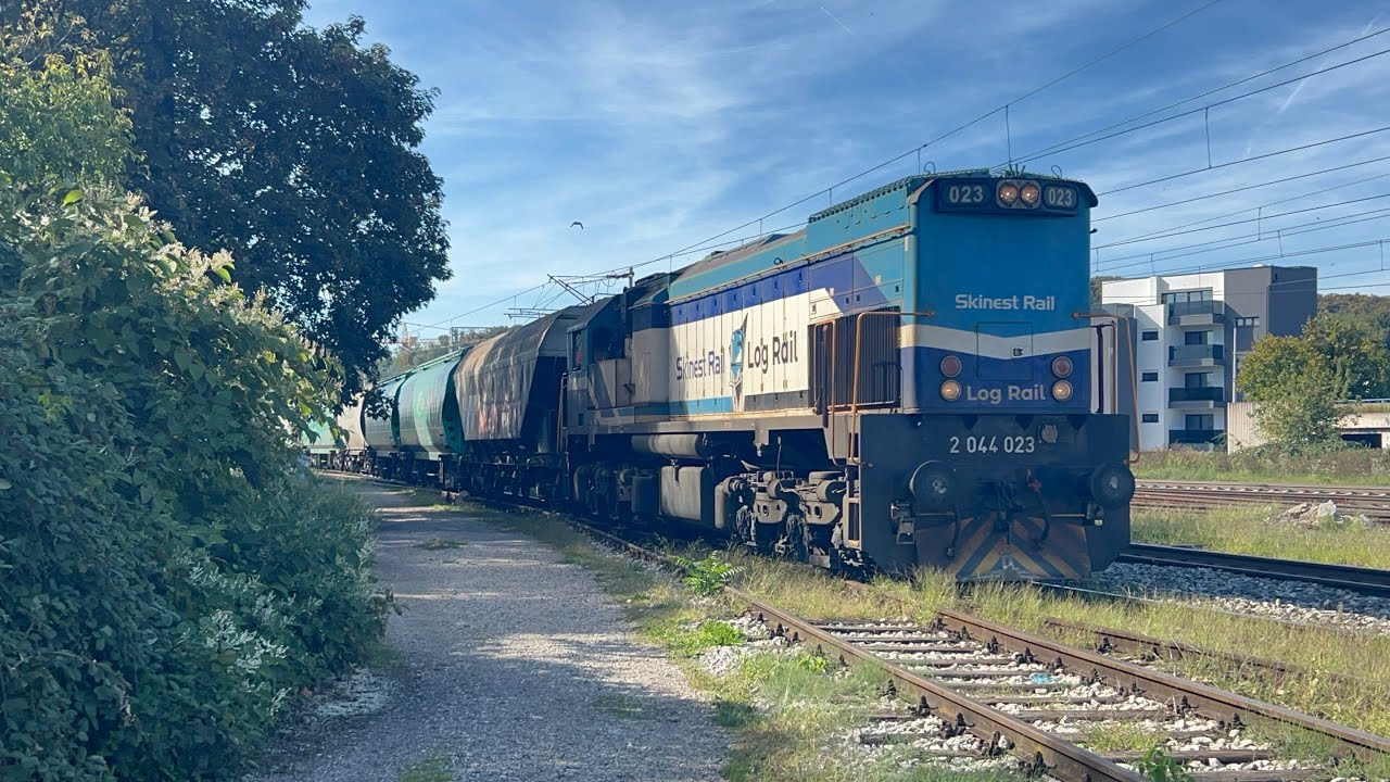 LOG RAIL (ex. HŽPP) 2044-023 na Zagreb Zapadnom kolodvoru - Odlazak za i povratak iz Dobove