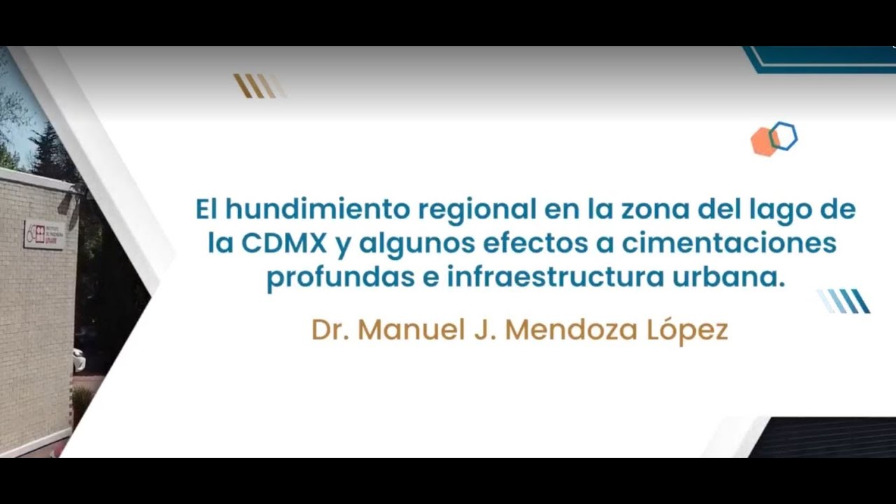 Hundimiento regional en la zona del lago de la CDMX - YouTube