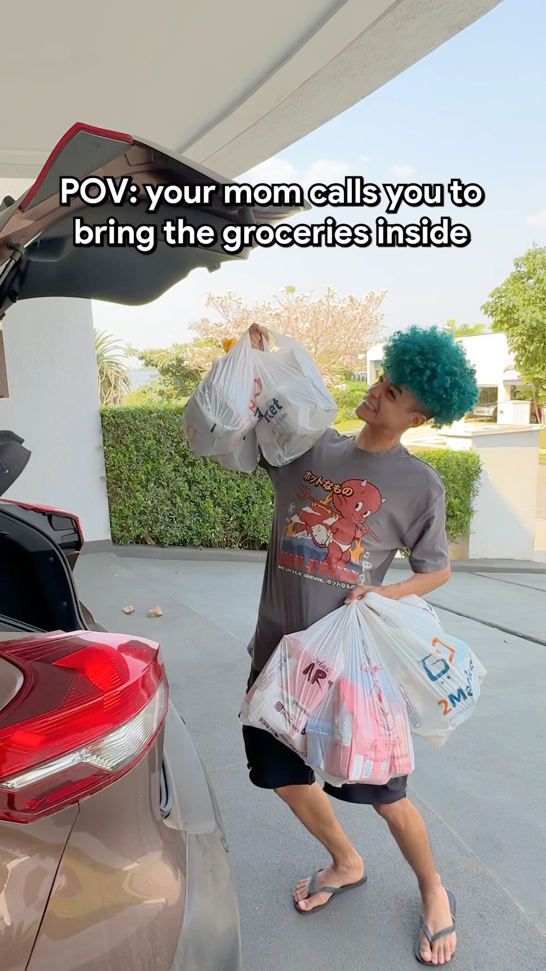 WHEN YOUR MOM ASKS FOR HELP WITH THE GROCERIES