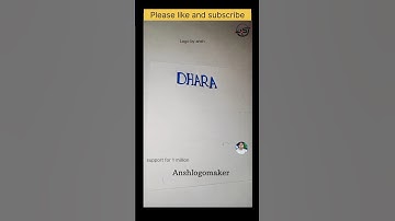 Dhara name logo ansh logo maker  #shortfeed #shorts