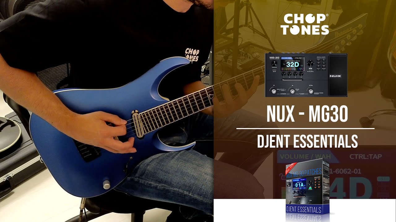 Djent Essentials for NUX MG-30 | Playthrough Demo (8 Amps Collection)