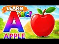 Phonics Song 2 with TWO Words in 3D - A For Apple🍎🍏-ABC Alphabet Songs with Sounds for Children's