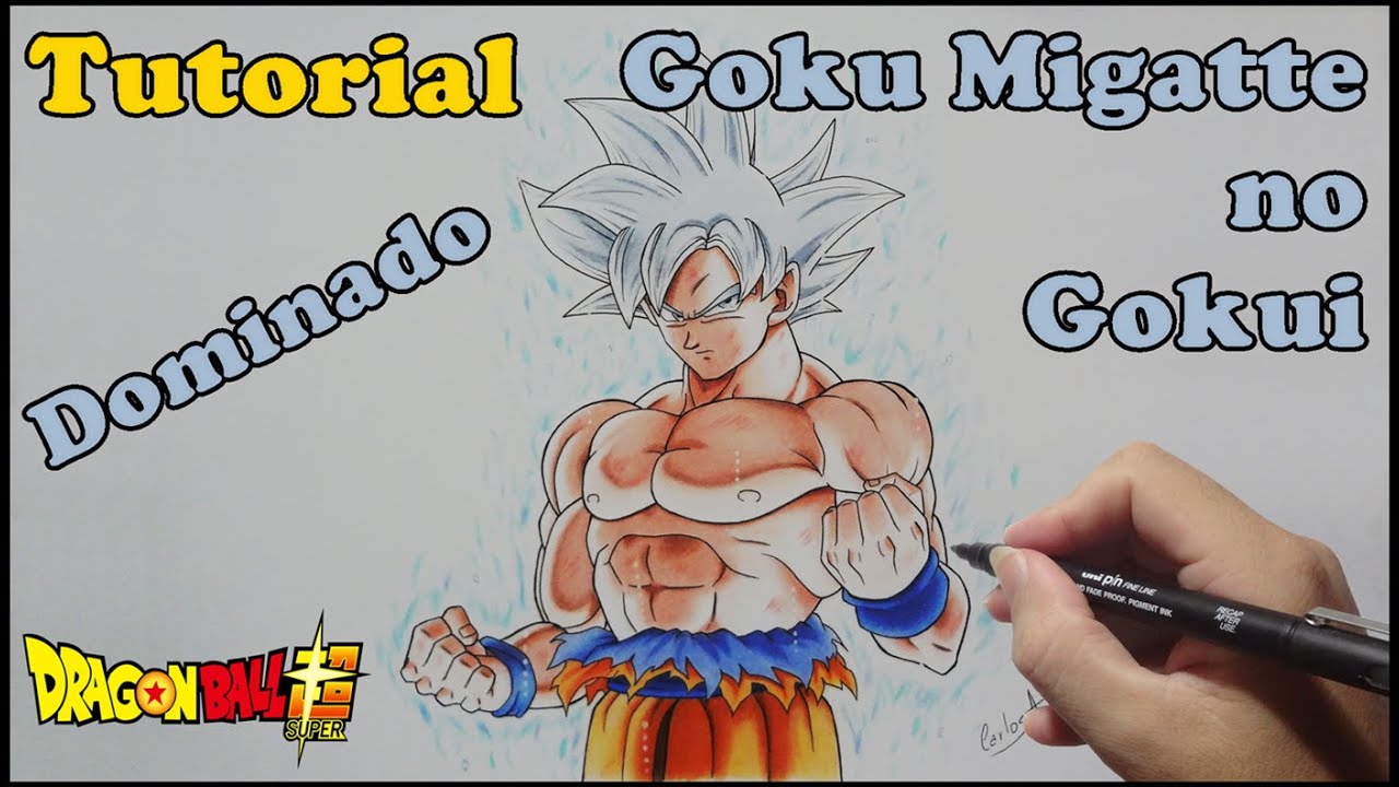 Como desenhar o Goku ultra instinto superior, How to Draw goku