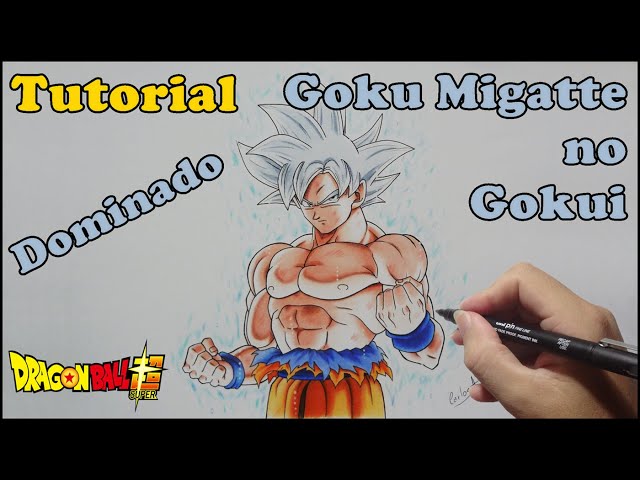 Carlos Arts - Como Desenhar Goku Instinto Superior Dominado a