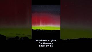 Northern Lights In Germany #polarlicht #aurora #shorts