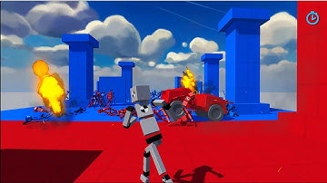 Fun with Ragdolls Workshop Slow-Mo 25 EPIC BATTLE