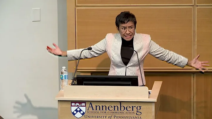 Annenberg Lecture 2022: Maria Ressa, "What are you...