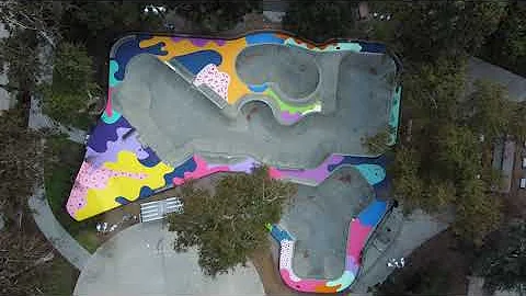 Verdugo Skate Park Mural - California Love