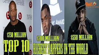 Top 10 Richest RappersRichest Rappers