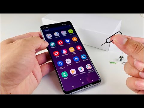 Samsung Galaxy S10 SIM 카드 삽입 / 제거 방법