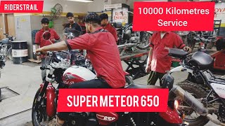 Super Meteor 650 Second Service Review @royalenfield