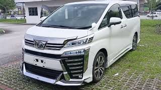 Toyota vellfire ZG 2.5 year2018 PRICE OTR RM228,888.88 incldus SST HP+60166083223JOHN NG 😊