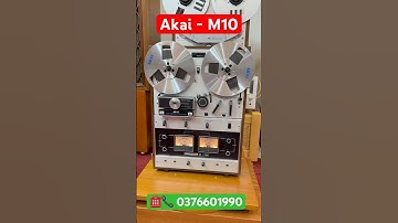 Tự Hành Akai - M10 👉 Chạy 2 Chiều - Auto Vớt 2 Chiều. Hoài Niệm 1 Thời Vàng Son #akai #vintage