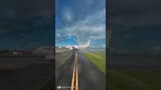 KIA-ARFF WATER CANNON SALUTE FOR RA-89076 (KHV-NGB-KLO) #kalibo #aviation #osmoaction4