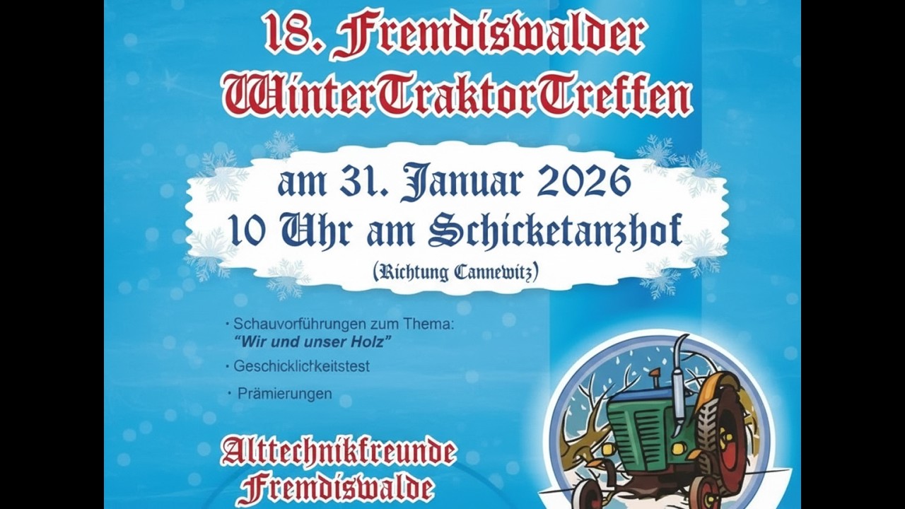 Wintertraktorentreffen in Fremdiswalde