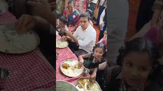 KTR తోSrinidhi lunch School Swami Ramanand Tirtha Memorial Model School #