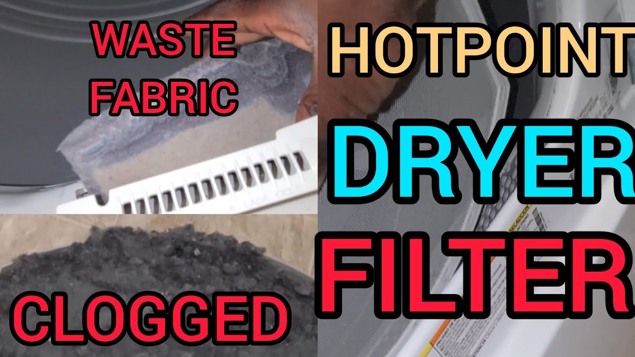 how to clean your hotpoint clothes dryer filter YouTube