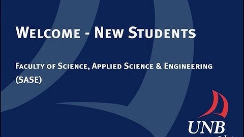 Welcome to Science, Applied Science & Engineering at UNB Saint John