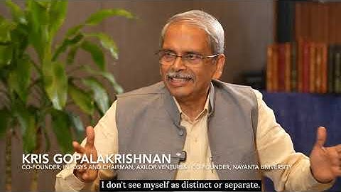 Kris Gopalakrishnan | Co-founder Infosys; Chairman Axilor Ventures and Co-Founder Nayanta University