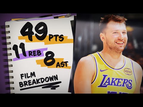 How Luka Dončić Picked the Wolves Defense Apart (49 PTS, 11 REB, 8 AST) | Film Breakdown