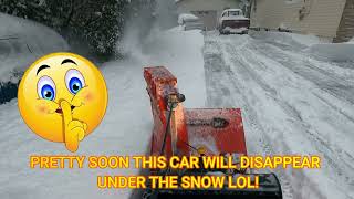 Snowblowing After A snow Storm In Canada December 2022! - Man & Machine Video With Donyboy73