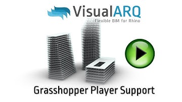 VisualARQ running with the Grasshopper Player