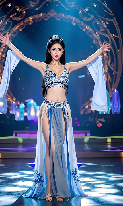 The changing fashion show of Chinese blue and white porcelain #dance #agt