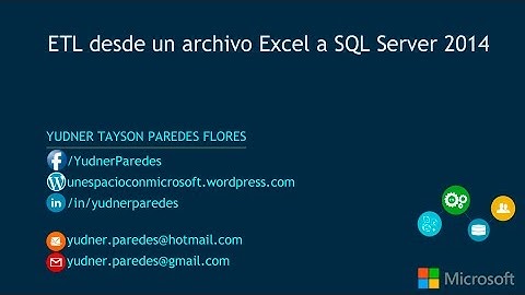 1. ETL desde un archivo Excel a SQL Server