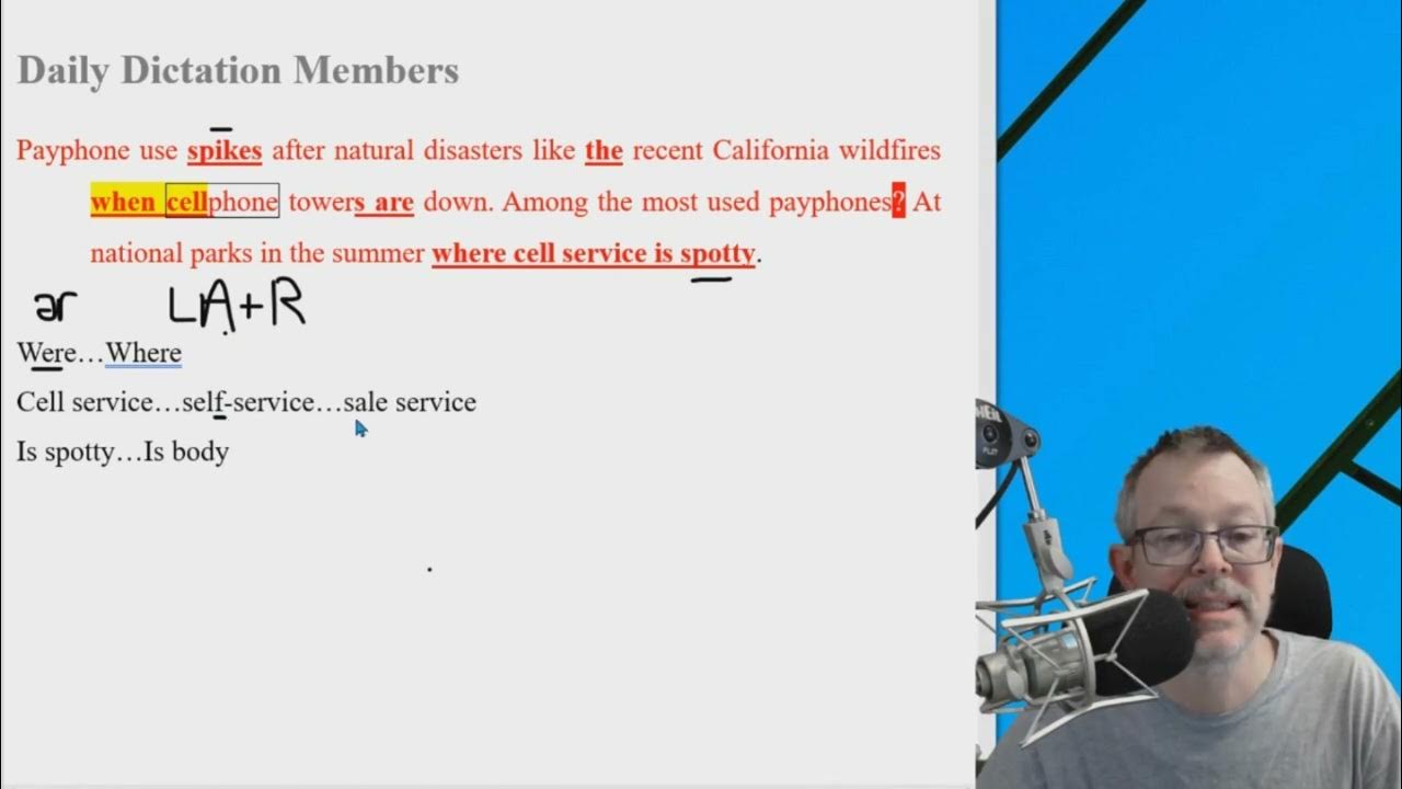 Daily Dictation 423 ANSWERS! Let's Master English with Coach Shane