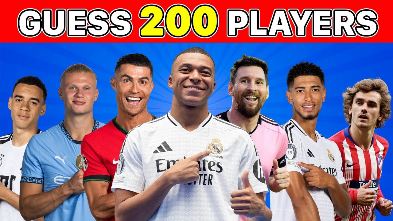 GUESS 200 FOOTBALL PLAYERS IN 3 SECONDS ⚽️ FOOTBALL QUIZ 2024
