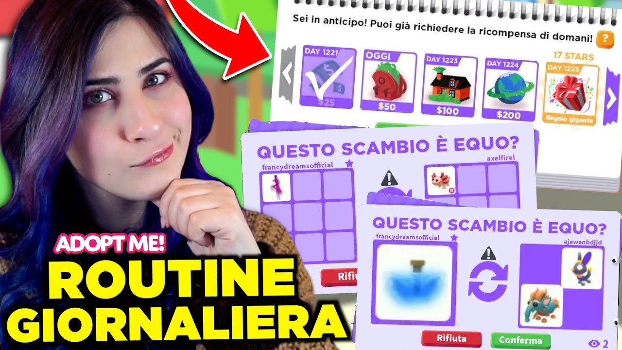 la mia ROUTINE GIORNALIERA su Adopt Me: cosa FARE per avere TANTI PET 😱 ...