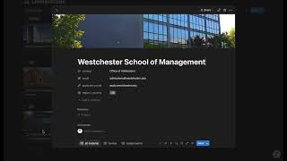 University Applications Tracker