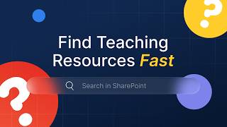 How to Find Teaching Resources Fast with SharePoint Search for Schools