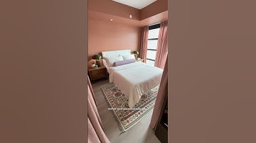 EXTREEM gezellige slaapkamermake-over😍🌸 #kamermakeover #interieurontwerp #doe-het-zelf