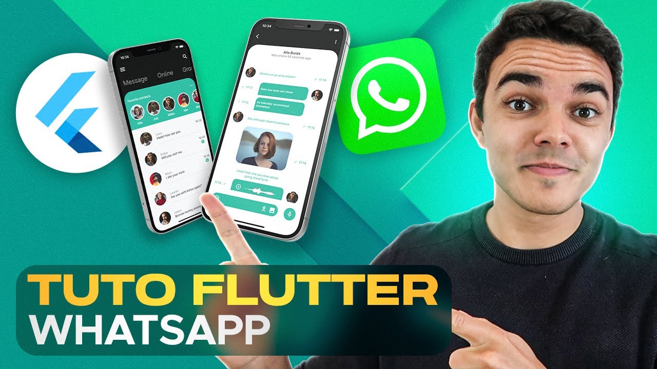 Tutoriel Flutter: Je Recrée WhatsApp Avec Flutter En 57 Minutes