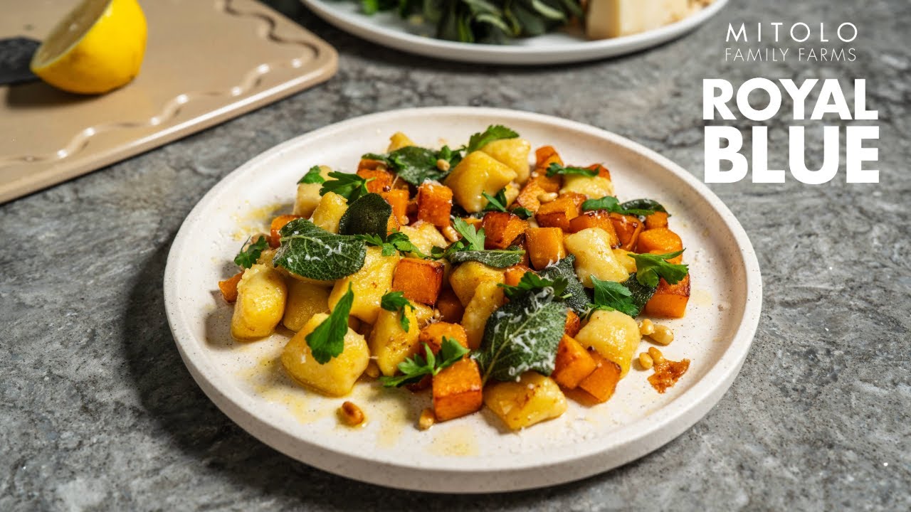 Callum Hann's Gnocchi with Pan Roast Pumpkin, Sage and Pine Nuts