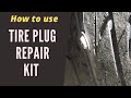 How to Use a Tire Plug Kit