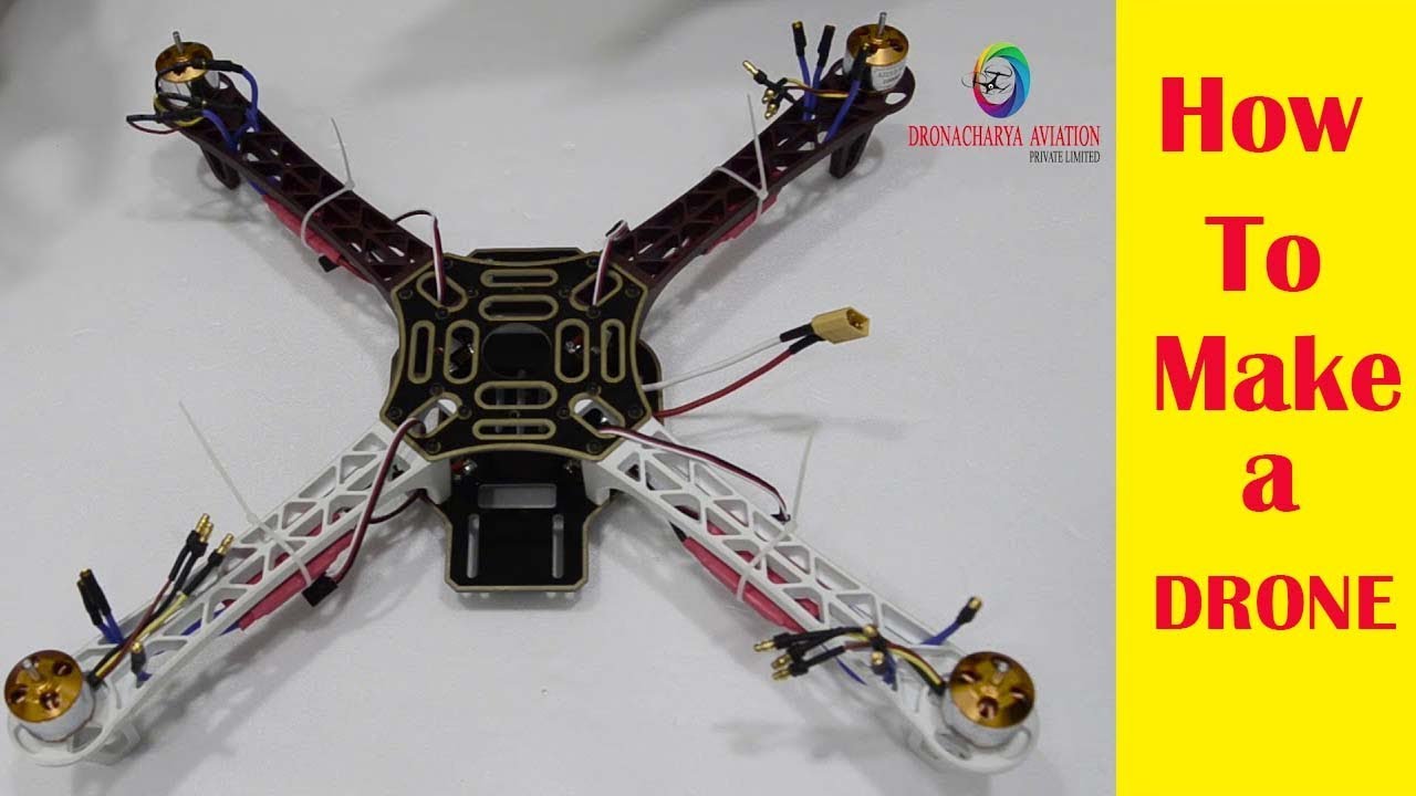 HOW TO MAKE A DRONE || how to make a flying drone at home step by step ...