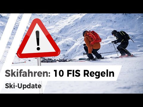 Achtung: 10 Regeln für Sicherheit auf den Skipisten