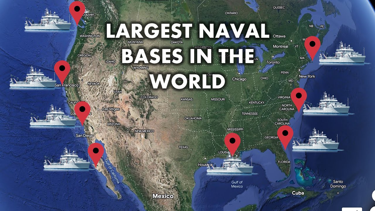 The 10 Largest Naval Bases In The World - YouTube