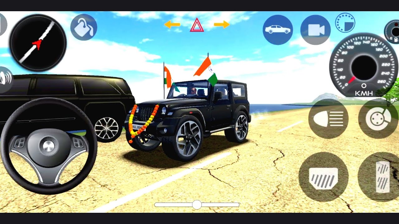 Modified Mahindra Thar Village Flood Drive 🌊🚙 | Water Offroad Gameplay