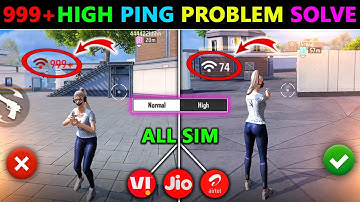 😔999+ High Ping Problem in FF Max | FF Network Auto reconnect problem | How To Fix Auto Back Problem