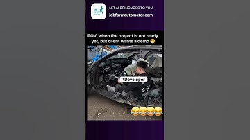 POV: when the project is not ready yet, but client wants a demo 🤣 #funny #meme #funnymoments #short
