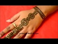 Easy Simple Mehndi Design for Hands- Easy Arabic Mehndi Designs for Back Hands